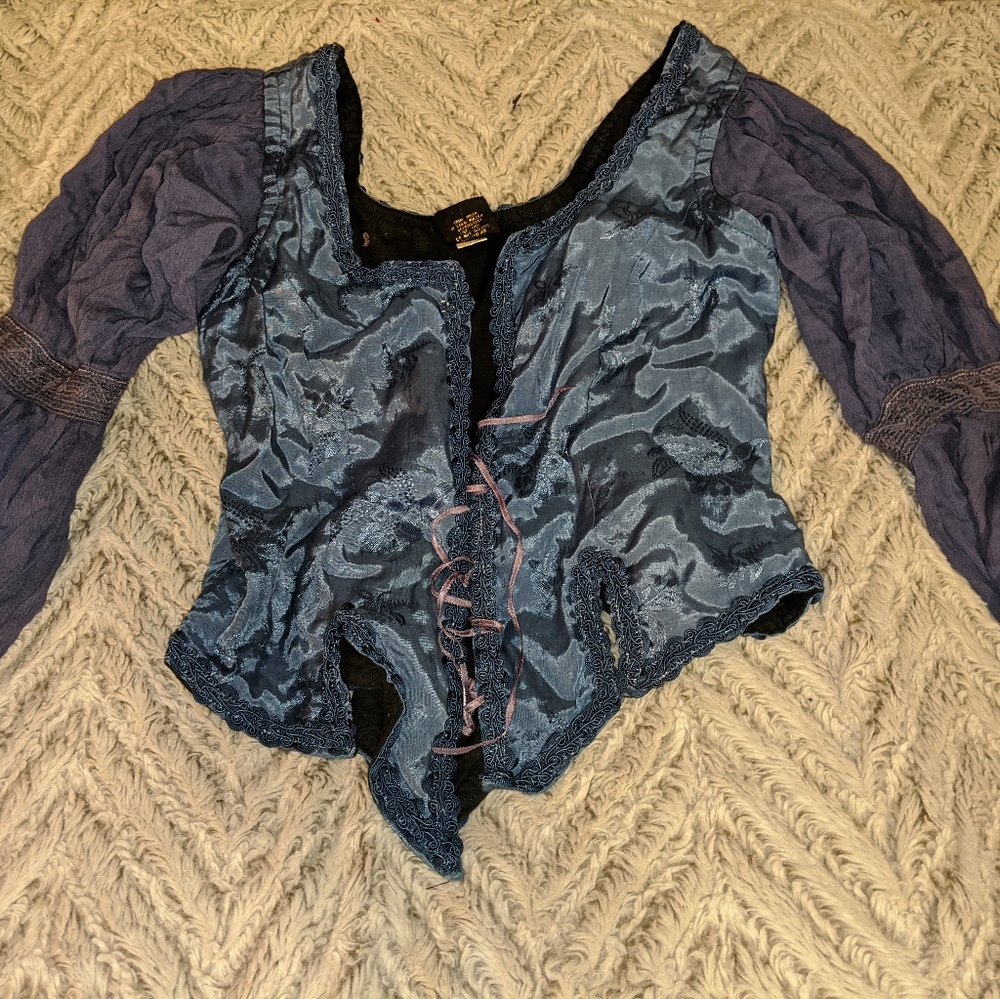 Renaissance Peasant corset style midieval top